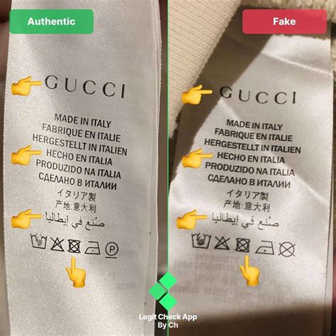 how to check gucci for real.